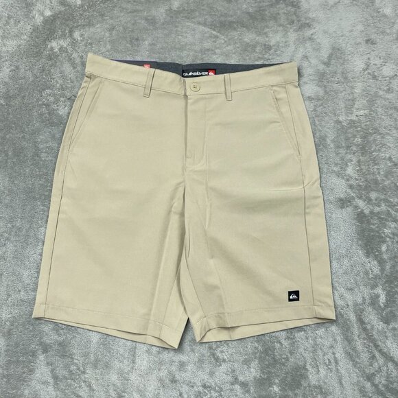 Quiksilver Mens Beige Shorts UV Protection Size 30 Stretch a1388 - Picture 1 of 6